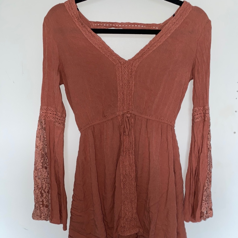 coral lace dress